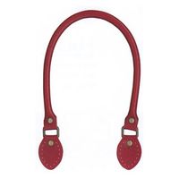 植村 INAZUMA レザー持ち手 48cm #2 赤 YAK-480 YAK480-2 1セット(5組)（直送品）