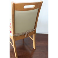 エヌケイインターナショナル イタリア製シートクッション(マルゲリータ)ベージュ 4580441001560 1個（直送品）