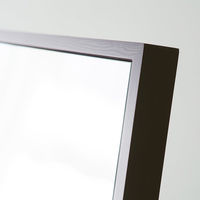 永井興産 細枠スタンドミラー（50×160） BR（ブラウン）幅500×奥行38～515×高さ1600mm　NK-21BR 1台（直送品）