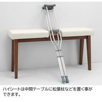 【組立設置込】コクヨ レフィナ ハイシート 2人用 ペールカーキ×ブラウン NRF-H2NNS-W25111 1台（直送品）