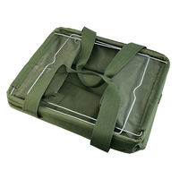 ヤマショウ スクエア型折りたたみツールバック 330×260mm オリーブグリーン YTB-001OG 1個（直送品）