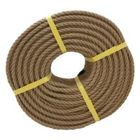 三友産業 麻ロープ 寸法6X100mmm HR-1559 1巻（直送品）