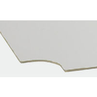 【軒先渡し】エレクター　ベーシックシリーズ　ワイヤーシェルフ用　アクリル板　幅450×奥行350mm用 B1418AB1 1枚（直送品）