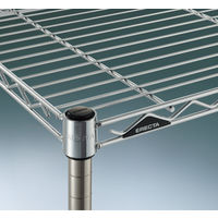 【軒先渡し】エレクター　ベーシックシリーズ　ワイヤーシェルフ　幅750×奥行350mm クローム B1430C1 1枚（直送品）