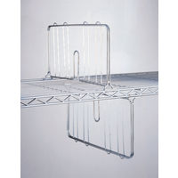 【軒先渡し】エレクター　ベーシックシリーズ　ディバイダー　幅450mm用  ホワイト　BDD18W　2枚入（直送品）