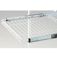 【軒先渡し】エレクター　ベーシックシリーズ　スライディングシェルフ　幅750×奥行450mm用  ブラック　BSL1830B　1枚（直送品）