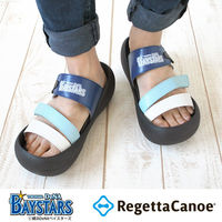 リゲッタ リゲッタカヌー ベイスターズ メンズ ブルー×ホワイト M BCBF5137DB-BLU×WHT-M 1足　サンダル（直送品）