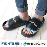 リゲッタ リゲッタカヌー ファイターズ メンズ ブラック×ホワイト S BCMB5006NF-BLK×WHT-S 1足　サンダル（直送品）
