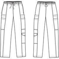 SmartScrubs ユニセックス7ポケット カーゴパンツ(レギュラー丈)キャボネー L Z1016-CAB-L 1枚　スクラブ（直送品）