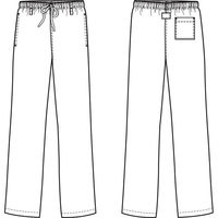 SmartScrubs ユニセックス クラシックパンツ(レギュラー丈)ネイビー L Z1027-NVY-L 1枚　スクラブ（直送品）