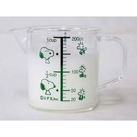 オーエスケー 計量カップ メジャーカップ スヌーピー 200ml 217302 1個（直送品）