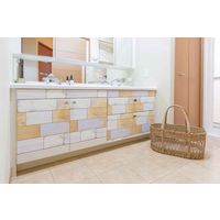 アール はがせる 壁紙 デコアップ リメイクシート Sウッドブルー 270033 1個（直送品）