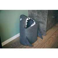 アンファンス 収納ボックス 折りたたみ フェルト ストレージ サメ ダークグレー 298268 1個（直送品）