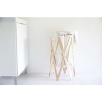 アンファンス ランドリーバスケット Laundry Hamper 折りたたみ ナチュラル×アイボリー 315623 1個（直送品）
