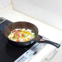 アイメディア フライパン 24cm 深型 IH対応 ゴールドマーブル 337554 1個（直送品）