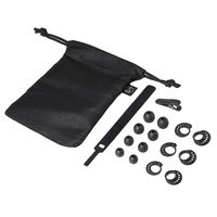 マイク付イヤホン 4極ミニプラグ接続 インナーイヤーヘッドセット ATH-202COM BK オーディオテクニカ