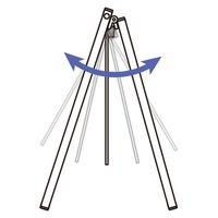 常磐精工 スイングサインアルミ複合板 450×450 SWSAP-450X450 1台（直送品）