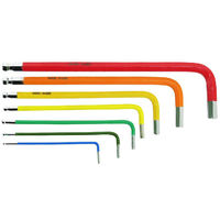 県央貿易（KENOH）　カラー ボールポイント六角棒レンチセット 7本組　CHXB-7M　1セット（直送品）