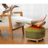 Hutech Industry レスツール　スツールフットマッサージャー　オリーブグリーン HT-M213J 1台（直送品）