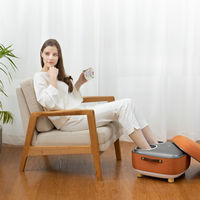 Hutech Industry レスツール　スツールフットマッサージャー　パッションオレンジ HT-M215J 1台（直送品）