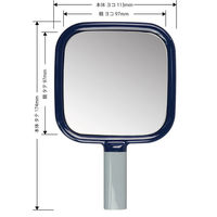 ヤマムラ レディ角型ハンドM ブルー M-04BL 1セット(10個入)（直送品）