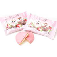 【ワゴンセール】オールハーツカンパニー ハリスとヨリスのチョコかけすぎちゃったラスク（いちご） 1セット（12枚）