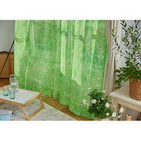 スミノエ PEANUTS レースカーテン フィールドボイル 1000×1330mm グリーン 4549781291437 1枚（直送品）