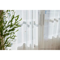 スミノエ PEANUTS レースカーテン ツールズボイル 1000×1760mm ホワイト 4549781291505 1枚（直送品）