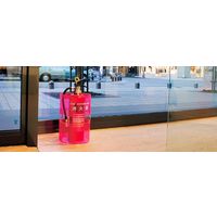 杉田エース 消火器ボックス(据置型)SKーFEBーFG330 蛍光グリーン BV3800188 1台（直送品）