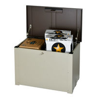 ケイ・ジー・ワイ工業 リシム 宅配ボックス ベンチ THB-650 幅650×奥行375×高さ470mm ベージュ 0229710 1台（直送品）