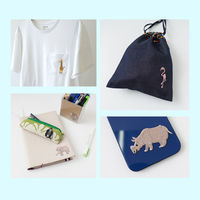 原ウール HARAWOOL 東山動物園 動物ワッペン ライオン 1セット（4枚）（直送品）