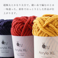 原ウール Knitworm Acrylo XL 赤 10506UV10569 1セット(5玉)