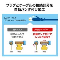 サンワサプライ カテゴリ6Aハンダ産業用LANケーブル(ネイビーブルー・10m) KB-H6A-10NV 1個