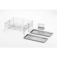 ヨシカワ オールステンレス 広げて使える水切り 水切りラック 4306034 1台