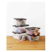 SANKA 収納ボックス ハコス Mサイズ ブラウン 305657 1個