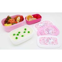 オーエスケー お弁当箱 シール容器 3個入 入れ子式 ハローキティ サクラ 子供 316991 1個（直送品）