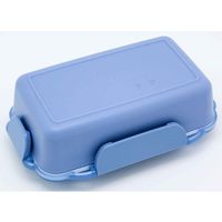 オーエスケー お弁当箱 1段 抗菌 DISH UP LUNCH 500ml ランチボックス ブルー 341304 1個（直送品）