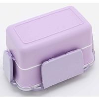 オーエスケー お弁当箱 2段 抗菌 DISH UP LUNCH 600ml ランチボックス パープル 341309 1個（直送品）
