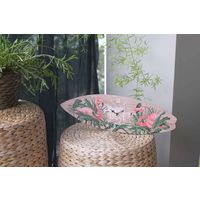 キーストーン 置き時計 アナログ おしゃれ サーフボードクロック フラミンゴ リビング 362982 1個（直送品）