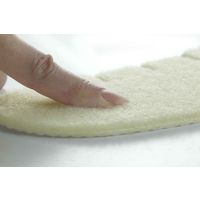 サンコー 便座シート 置くだけ吸着 消臭フカフカ便座シート 吸着便座シート アイボリー 321957 1個（直送品）