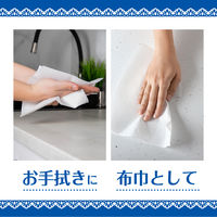 エリエール プラスキレイ すっきりお手ふきタオル シングル 100枚 大王製紙 ペーパータオル　パルプ