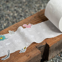 トイレットペーパー 4倍巻き パルプ シングル 200m ペンギン 芯なし 超ロング 1箱（32個:4個入×8パック） 丸富製紙