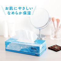 ティッシュペーパー　保湿　180組　1ケース(50箱:5箱入×10パック)　クリネックスティシューアクアヴェール　日本製紙クレシア