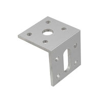 ハイロジック アングルピース 3.0x40x40x40mm 穴アキ シルバー 00056383 1個