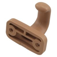 ハイロジック 58666 樹脂製フック ブラウン 1個（直送品）