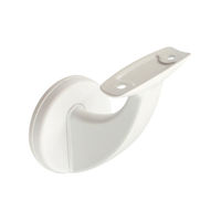 ハイロジック 97175 壁付ブラケット ホワイト 1箱(4個入)（直送品）