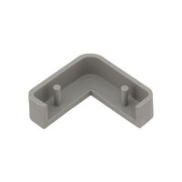 ハイロジック 97805 コーナーガード 35mm用 エンドキャップ グレー 1個（直送品）