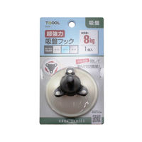 ハイロジック 超強力吸盤フック ホワイト 00032550 1個