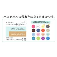 おぼろタオル OBORO バスタオル卒業宣言 チャコールグレー 219276 1個