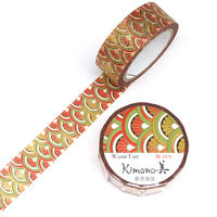 カミイソ GR-3031 kimono美 菊青海波　1個 カミイソ産商（直送品）